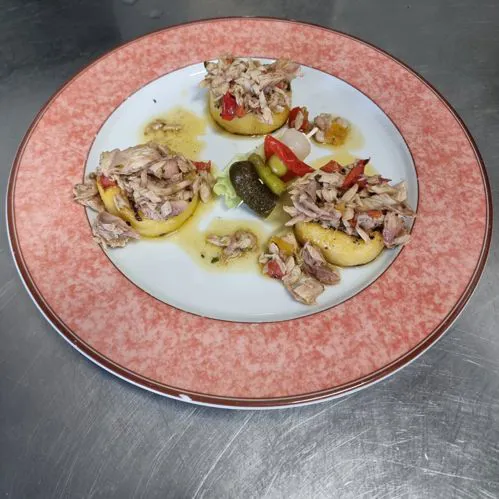Piatto di pesce a Ristorante Pizzeria La Pearà
